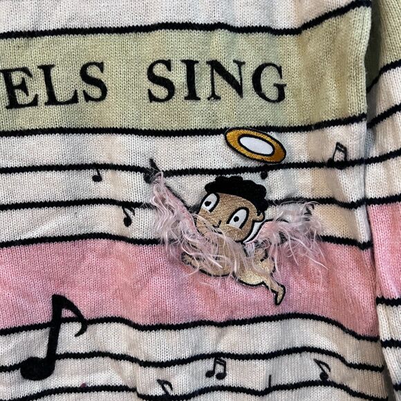 Whoopi Goldberg Hark the Herald Angels Sing Ugly Christmas Sweater - Picture 9 of 11